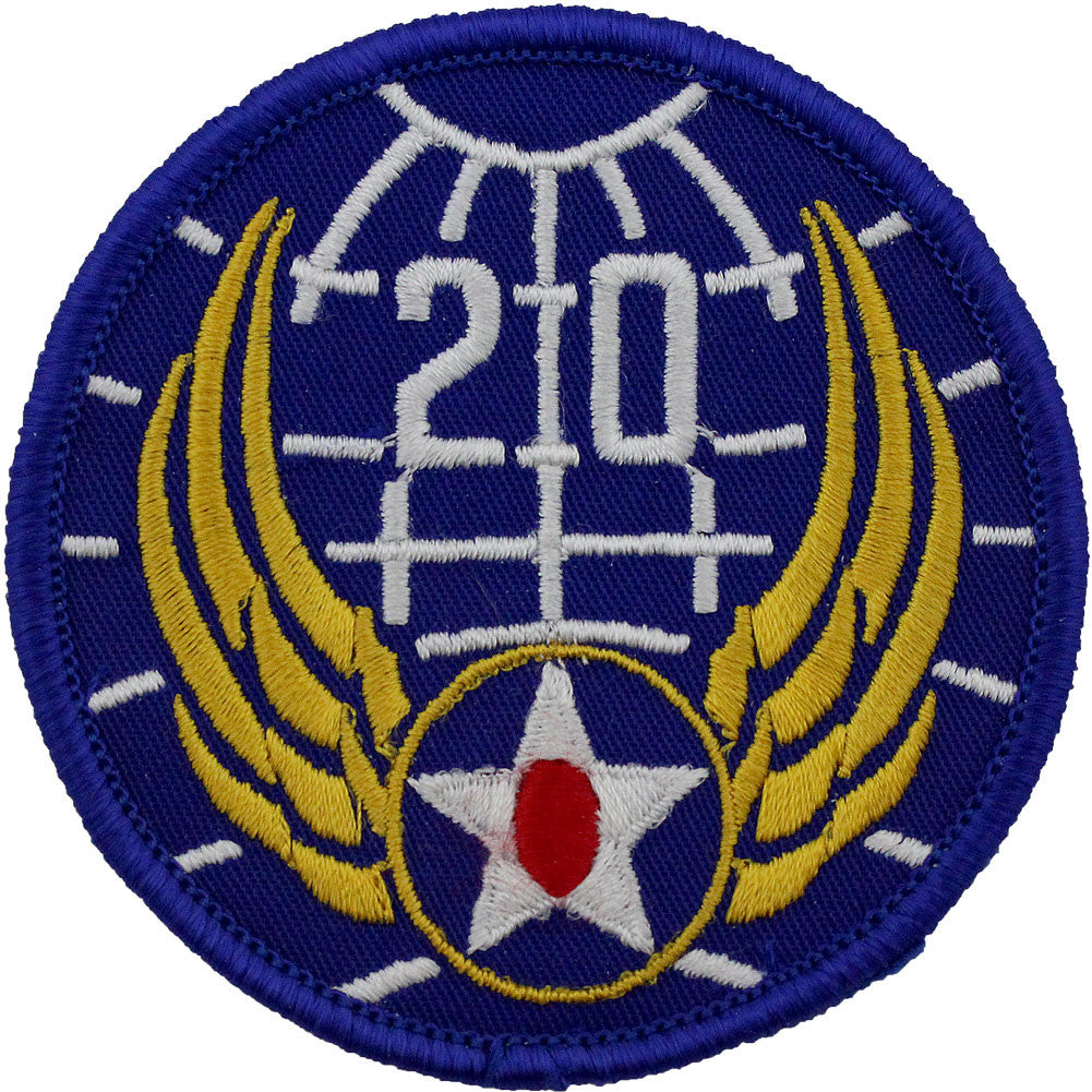 WWII Army Air Corps 20th Air Force Class A Patch Patches and Service Stripes 