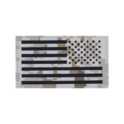 U.S Flag Patch Reversed - Desert