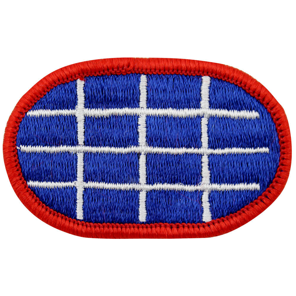 U.S. Army 10th Military Police Detachment Oval Patch Patches and Service Stripes 