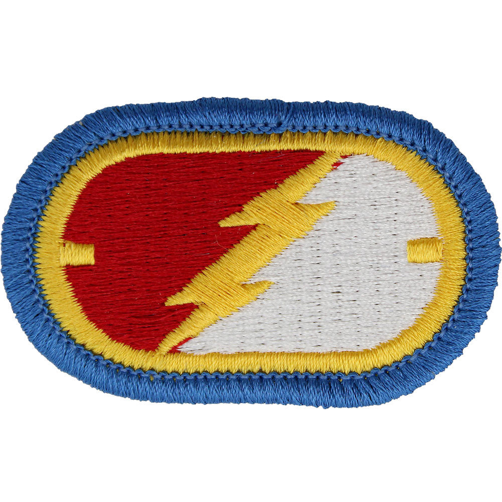 U.S. Army 38th Cavalry Regiment 1st Squadron C Troop Oval Patch Patches and Service Stripes 