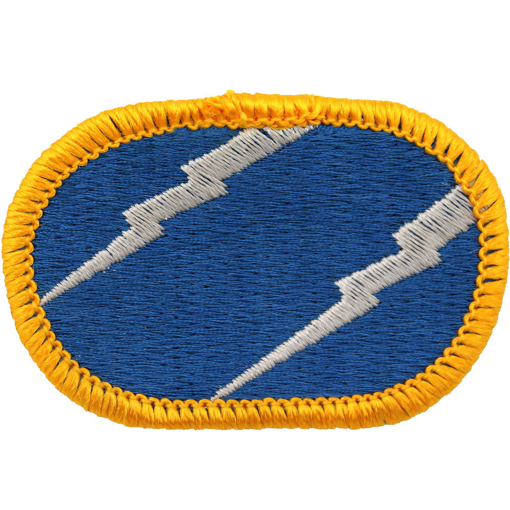 U.S. Army 163rd Military Intelligence Battalion LRS Detachment Oval Patch Patches and Service Stripes 