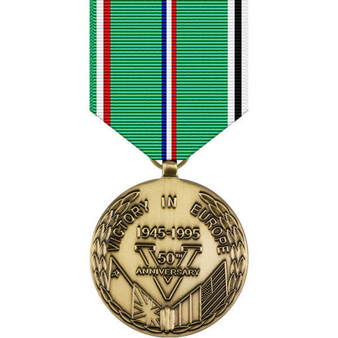 World War II Victory in Europe 50th Anniversary Commemorative Medal