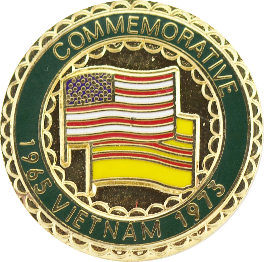 Cordon Vietnam Veteran – Jaune Sur Noir – Neuf Sans étiquette