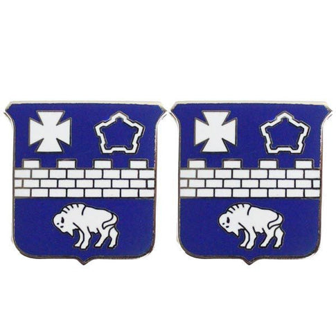 17th Infantry Regiment Unit Crest (No Motto) - Sold in Pairs