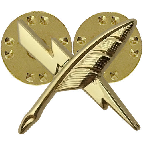 Navy Cryptology Technician Collar Device Coat, Collar & Cap Insignia 