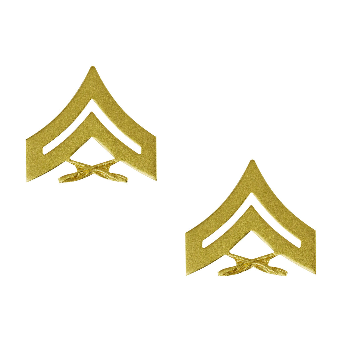 Marine Corps Gold Satin Enlisted Rank Rank 84577