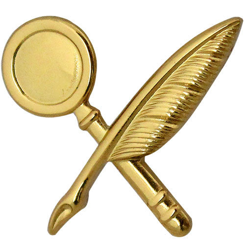 Navy Intelligence Technician Collar Device Coat, Collar & Cap Insignia 