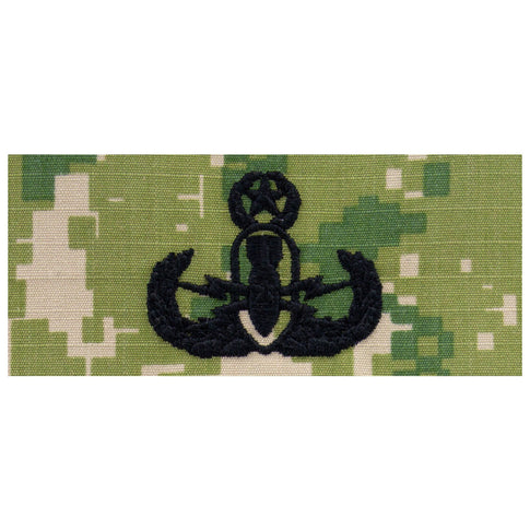 US Navy Embroidered Badge - EOD Master