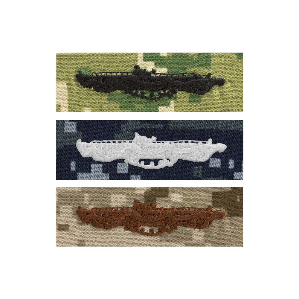 US Navy Embroidered Badge - Submarine Combat Patrol Badges 