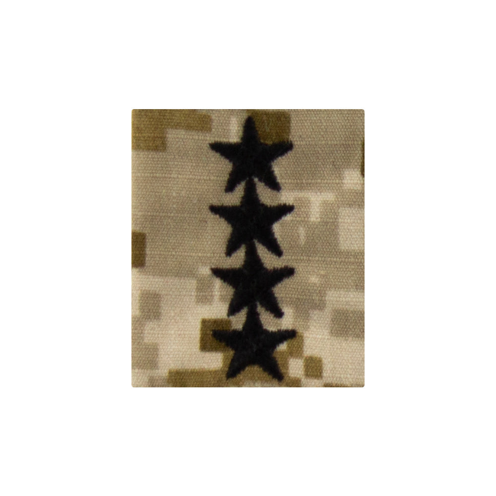 Navy Parka Tab Desert Digital Embroidered Rank - Enlisted & Officer Rank 84977