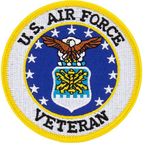 Air Force Veteran Round Patch