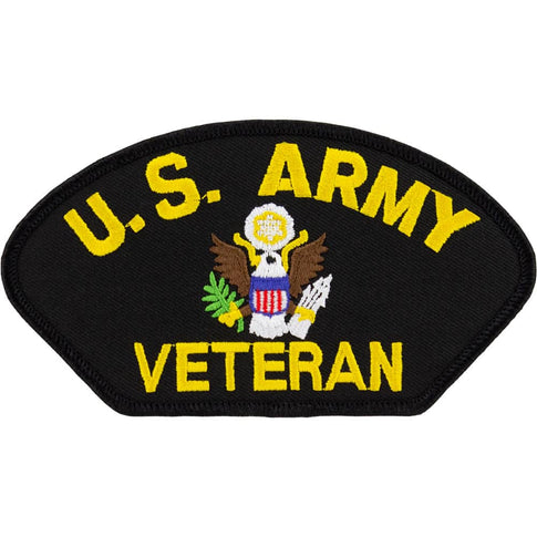 Army Veteran Vintage Style Hat Patch