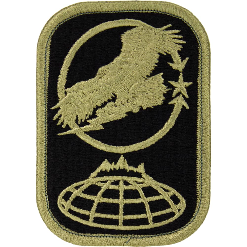 100th Missile Defense Brigade OCP/Scorpion Patch Patches and Service Stripes 