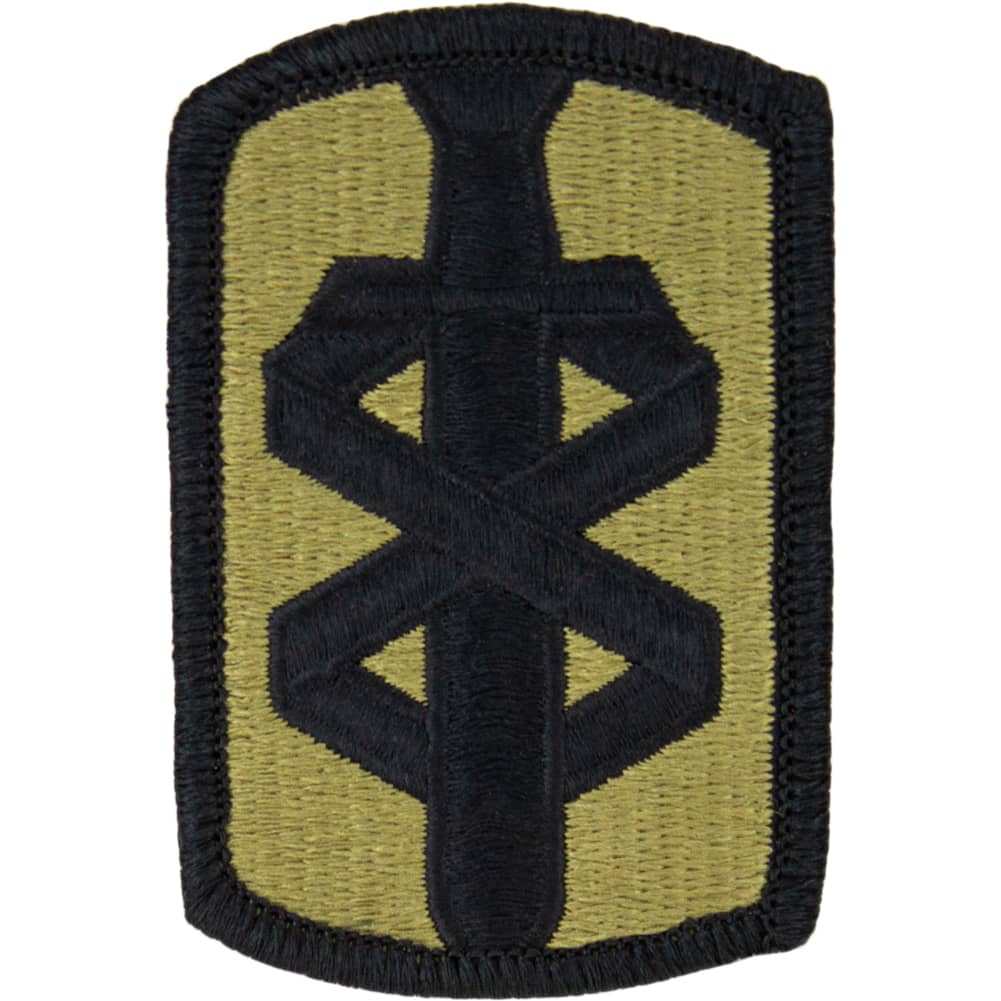 18th Medical Brigade OCP/Scorpion Patch Patches and Service Stripes 