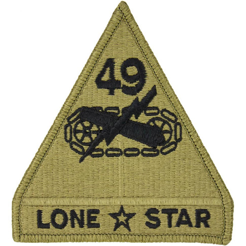 49th Armored Division with Tab OCP/Scorpion Patch