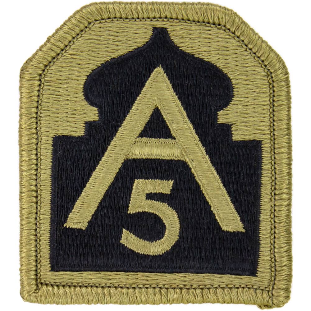 5th Army OCP/Scorpion Patch Patches and Service Stripes 