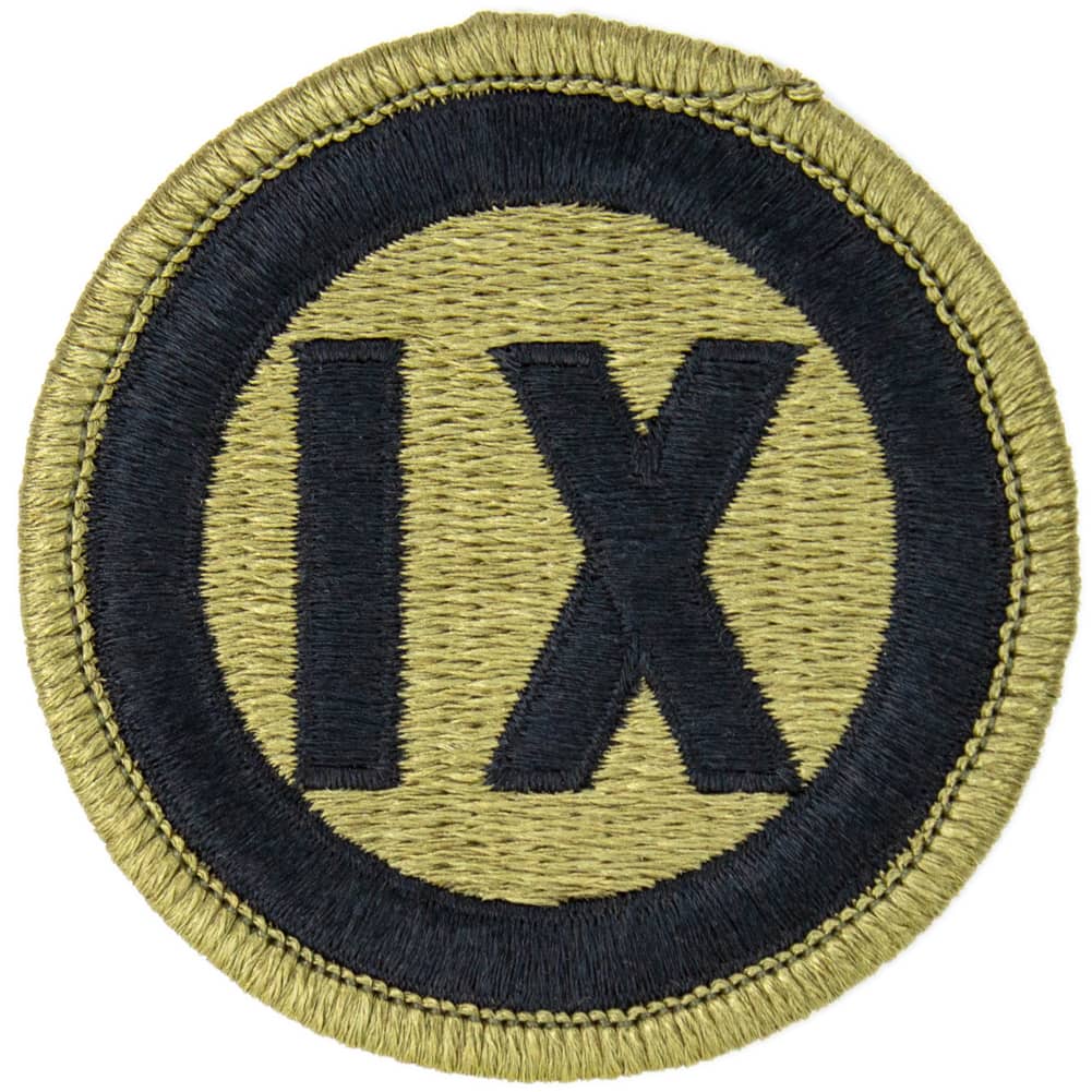 9th Corps OCP/Scorpion Patch Patches and Service Stripes 