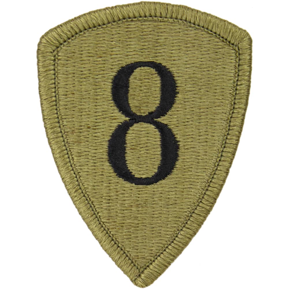 8th Personnel Command OCP/Scorpion Patch Patches and Service Stripes 