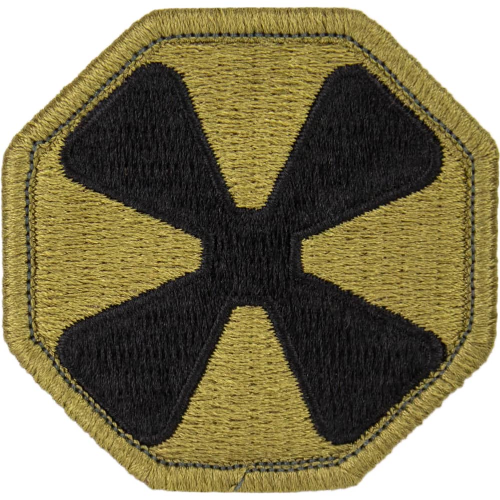 8th Army OCP/Scorpion Patch Patches and Service Stripes 