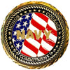 USN U.S. Navy Veteran Coin