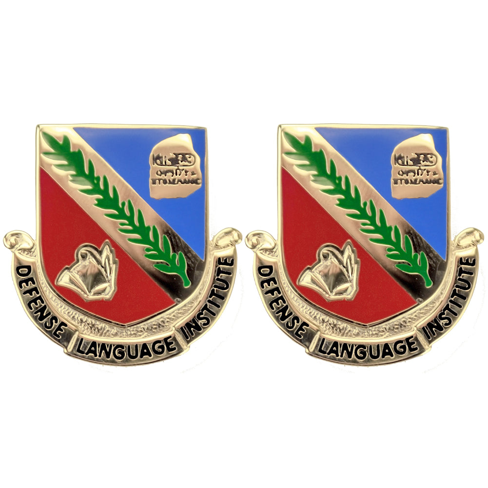 Defense Language Institute Foreign Language Center Unit Crest (Defense Language Institute) Army Unit Crests 