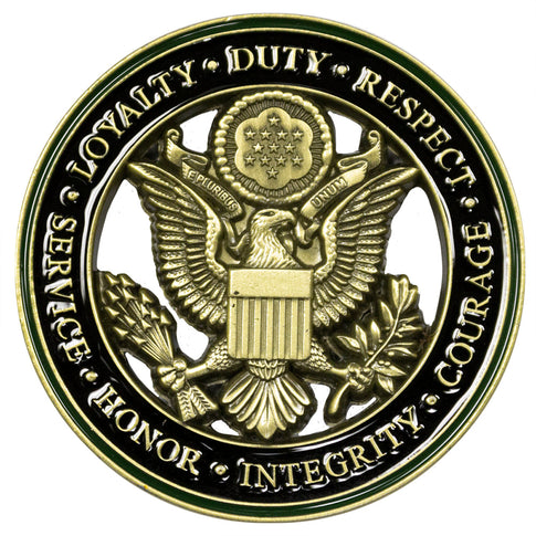 Army Core Values Coin