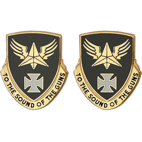 8th Aviation Battalion Unit Crest (To the Sound of the Guns) - Sold in Pairs