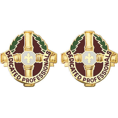 8th Field Hospital Unit Crest (Dedicated Professionals) - Sold in Pairs