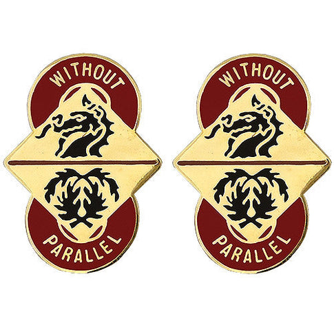 8th Transportation Brigade Unit Crest (Without Parallel) - Sold in Pairs