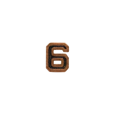 Bronze Numeral 6