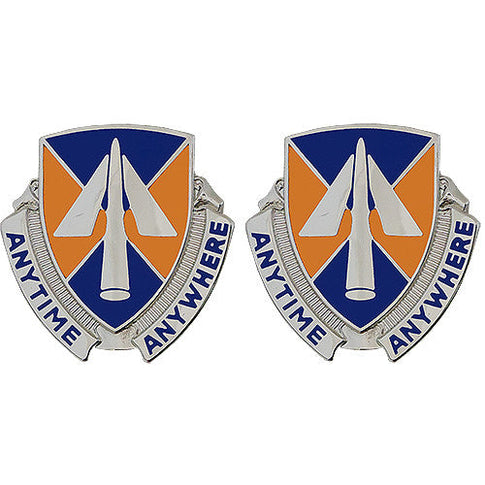 9th Aviation Battalion Unit Crest (Anytime Anywhere) - Sold in Pairs