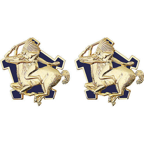 9th Cavalry Regiment Unit Crest (No Motto) - Sold in Pairs