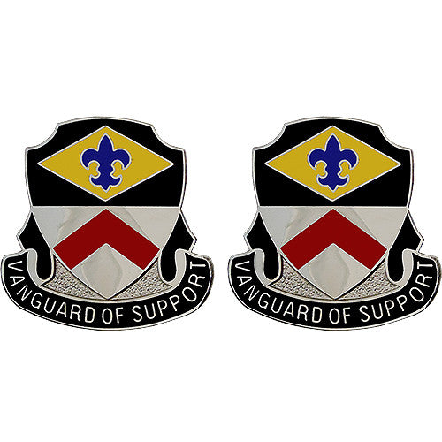 9th Finance Battalion Unit Crest (Vanguard of Support) Army Unit Crests 