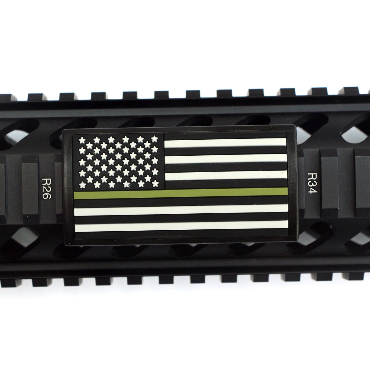 U.S. Flag Green Line Rail Covers - Left Star Field Rail Cover 85546