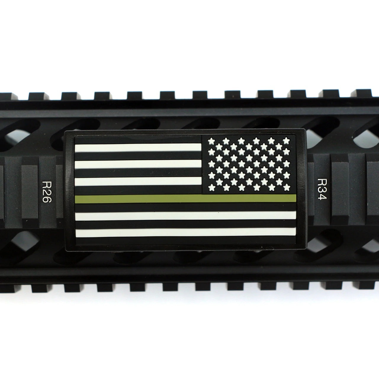 American_Flag_Green_Line_stars