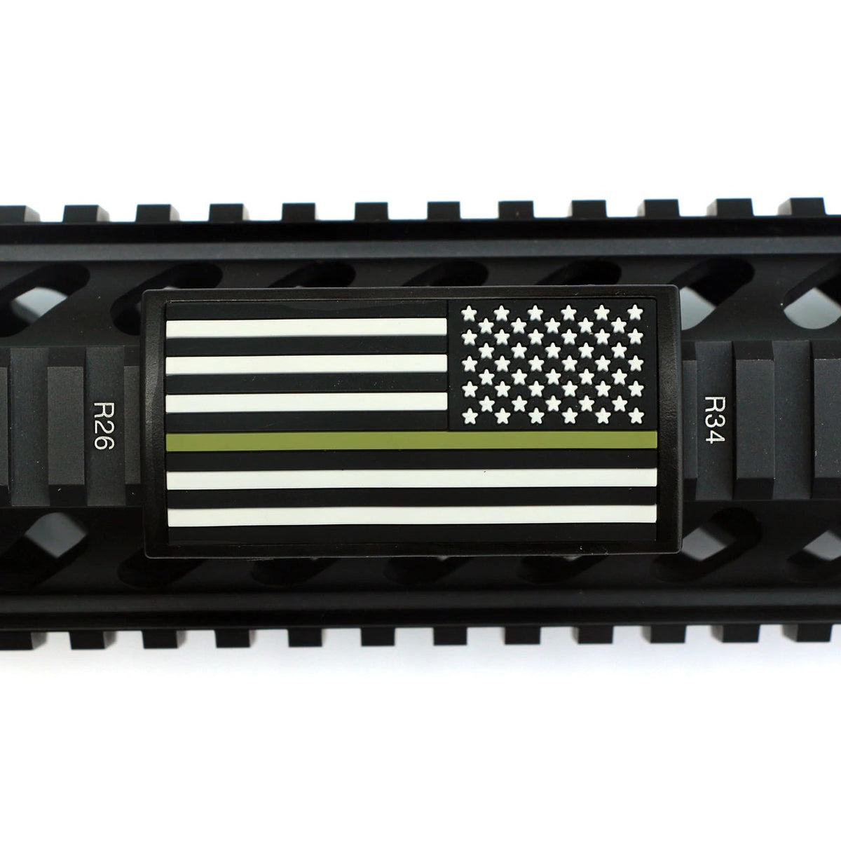 U.S. Flag Green Line Rail Covers - Right Star Field Rail Cover 85548