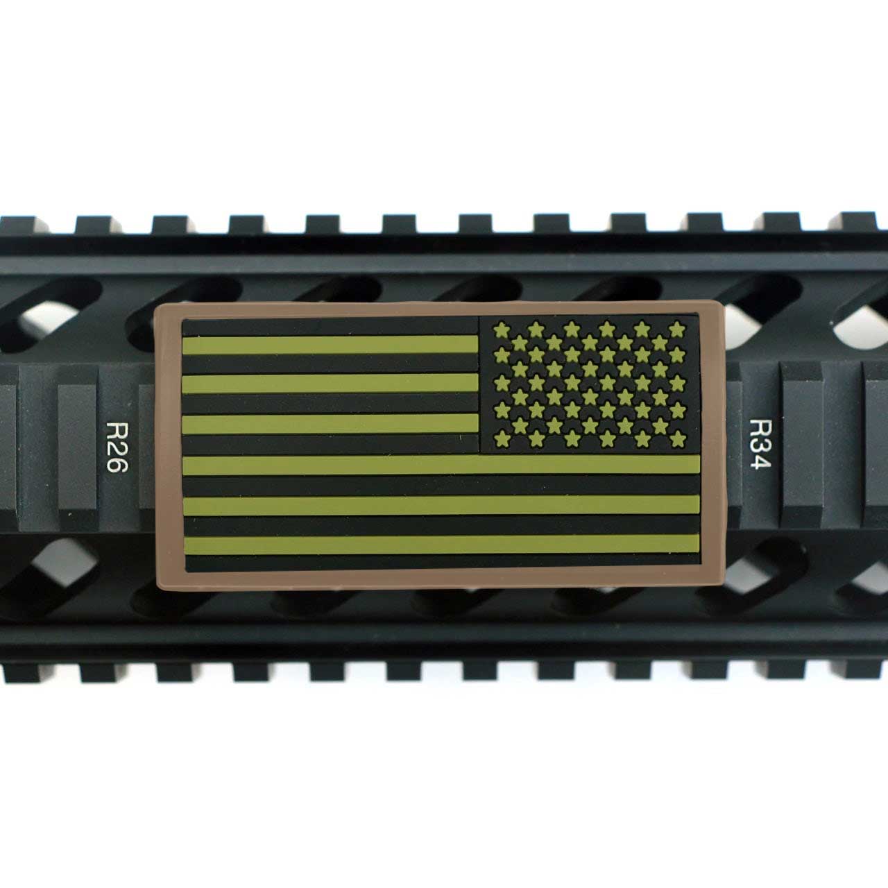 U.S. Flag OD Green Rail Cover - Right Star Field – USAMM