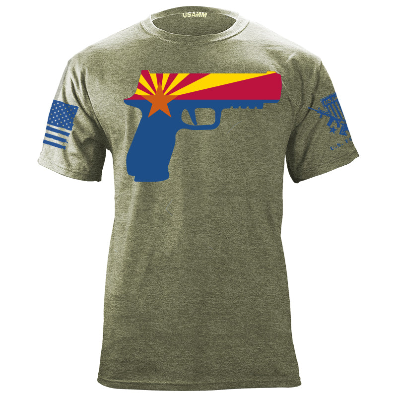 Arizona m17 Flag T-shirt | USAMM