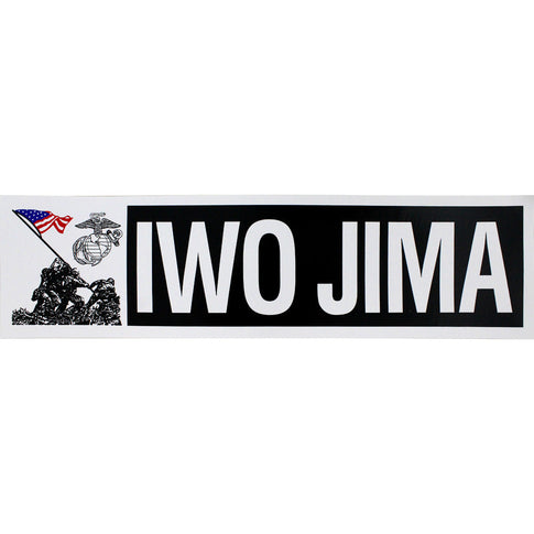 Iwo Jima USMC Bumper Sticker