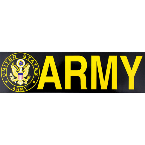 Army With Seal Bumper Sticker