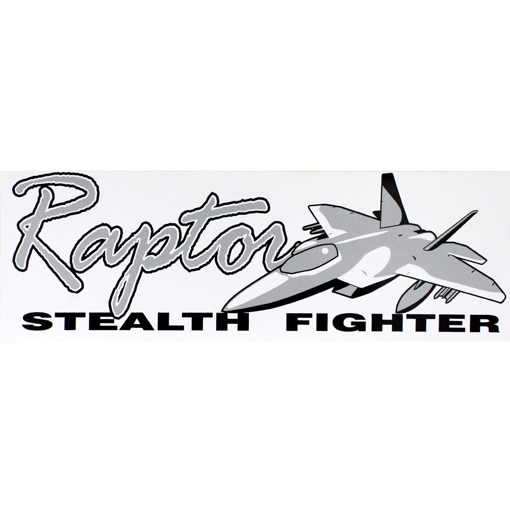 Raptor Stealth Fighter Bumper Sticker – USAMM