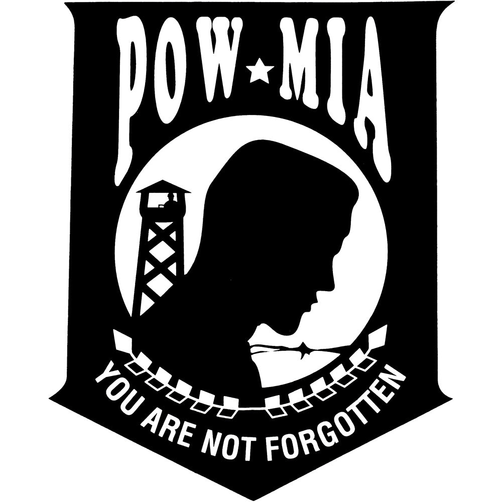 POW / MA - You Are Not Forgotten!- De Cut Vnyl Wndow Decal [a-11 POW / MA - You Are Not Forgotten!- De Cut Vnyl Wndow Decal [a-11