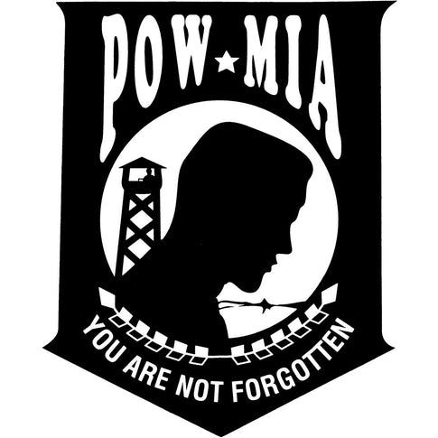 POW MIA You Are Not Forgotten Sticker