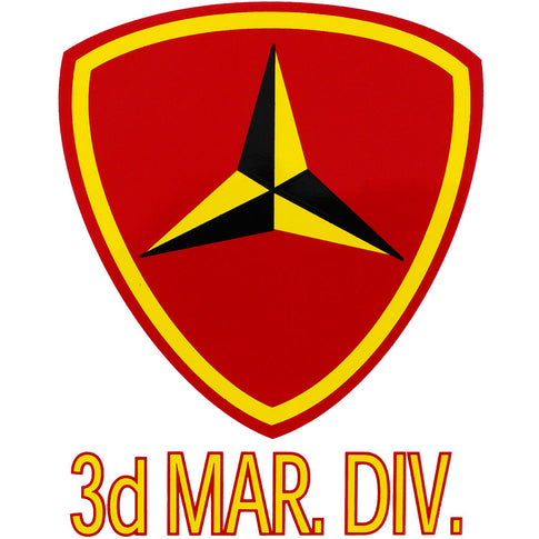 3rd Marine Division Clear Decal