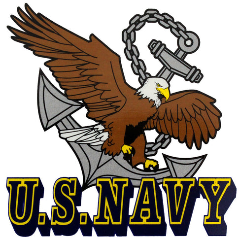 America's Navy Clear Decal
