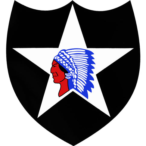 2nd Infantry Division Clear Decal