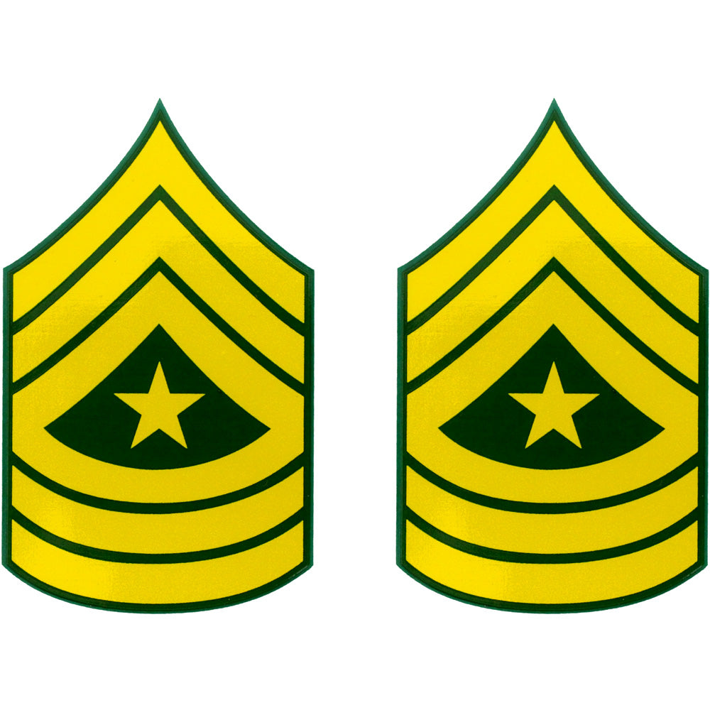 Army Enlisted Rank Decal 2 pc. Stickers and Decals BP-0209