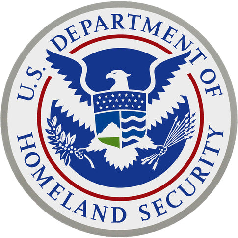 U.S. Department Of Homeland Security Clear Decal