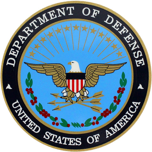 U.S. Department Of Defense Clear Decal