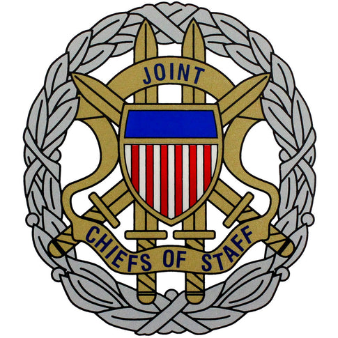 Joint Chiefs Of Staff Clear Decal